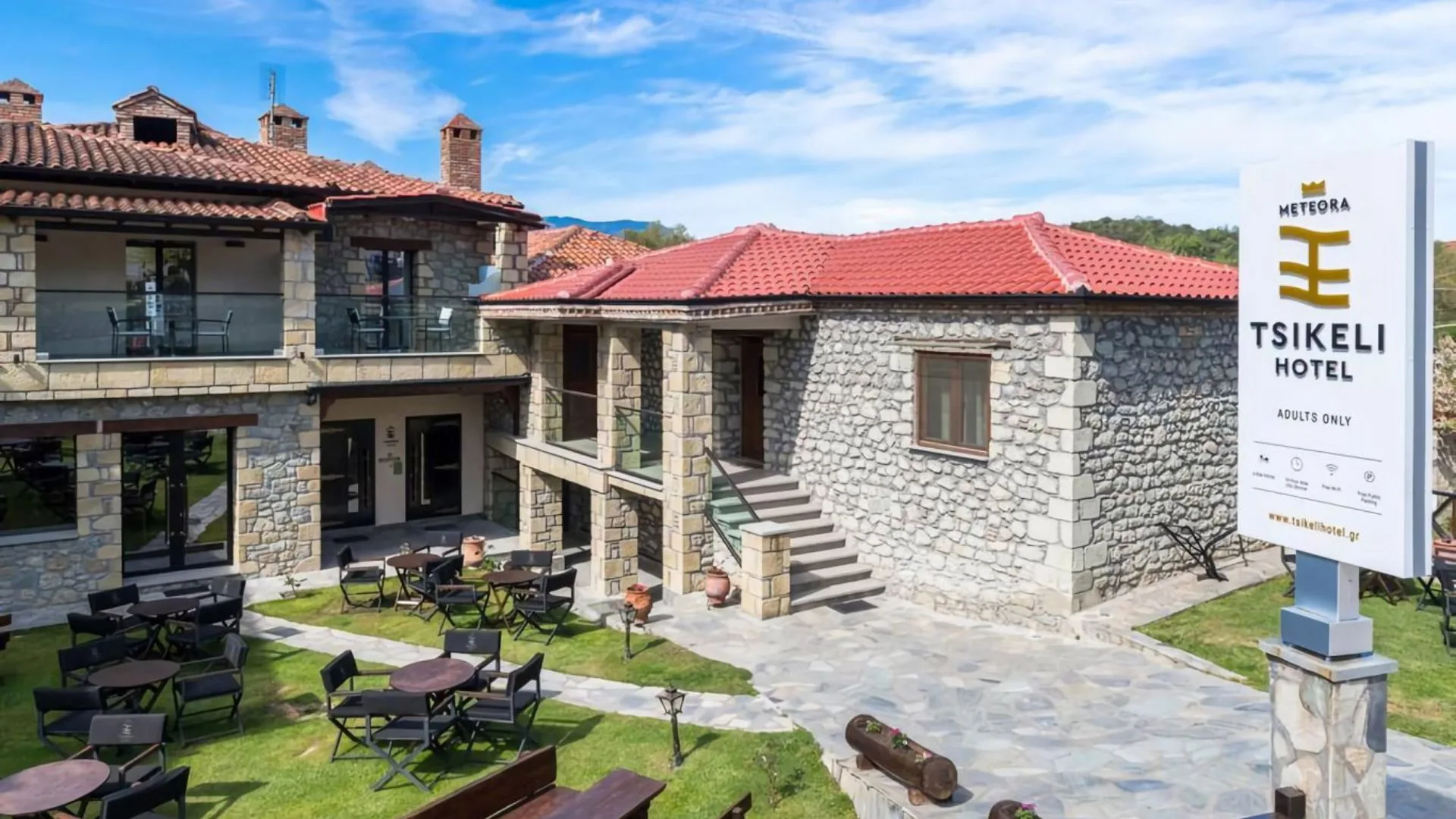 Tsikeli Boutique Hotel in Kastraki am Fuß der Meteora-Felsen